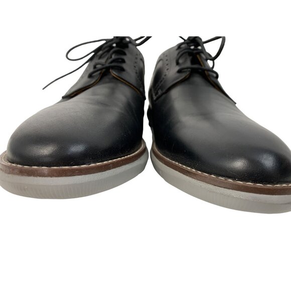 Johnston & Murphy Mens Holden Leather Memory Foam Shoes Size 11M Black 7926 EUC - Picture 9 of 14